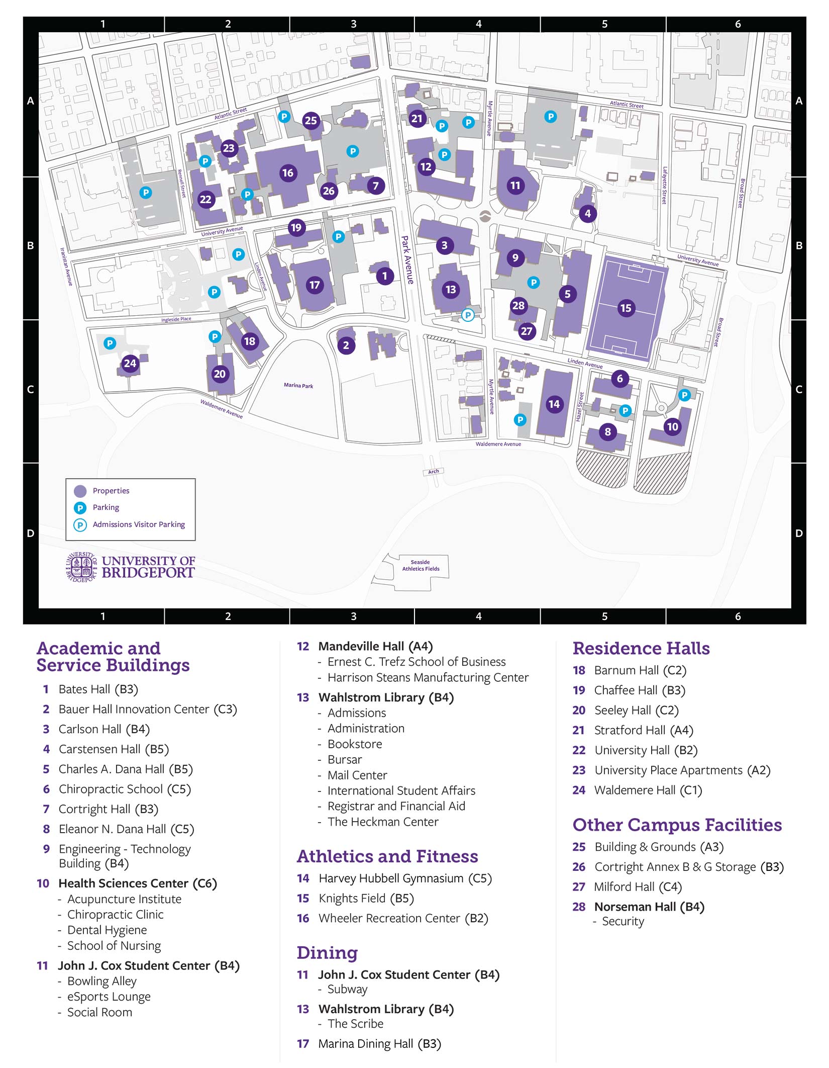 UB Campus Map