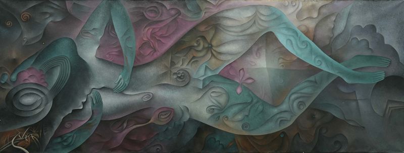 Artwork from Between Universes exhibition