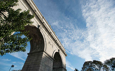 Arch at entrance to Seaside Park