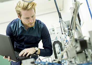 UB students working on research