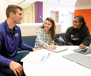 UB students studying together