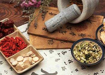 herbs preparation in UB’s Acupuncture and Chinese Herbology MS program