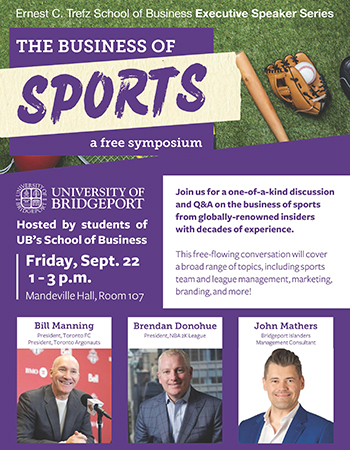 Business of Sports Symposium Flyer