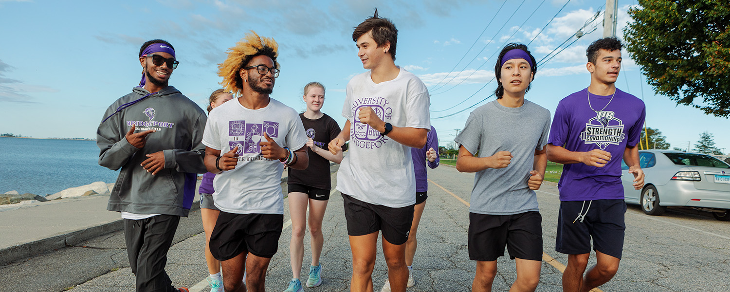 UB Students running