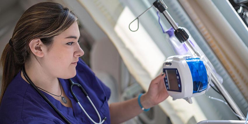 Students at UB, one of the best accelerated nursing programs in CT