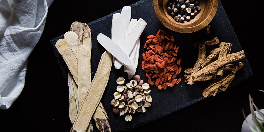 Chinese herbs, part of the Chinese Herbology program at UB in CT