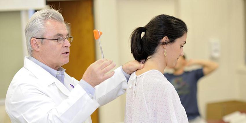 Students at University of Bridgeport, one of the best chiropractic programs in CT