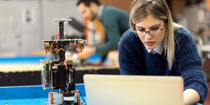 A student at UB, the best university for MS in Computer Science in Connecticut