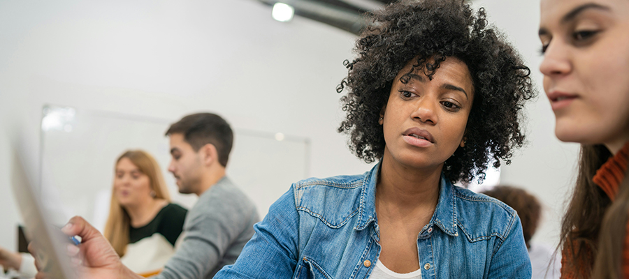 students pursuing a human services associate degree online