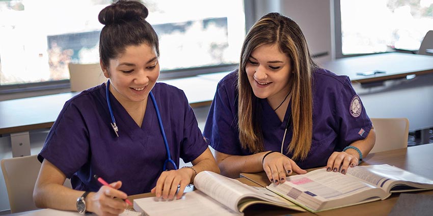 Students at UB, one of the best accelerated nursing programs in CT