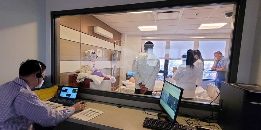 Physician Assistant sim lab in CT
