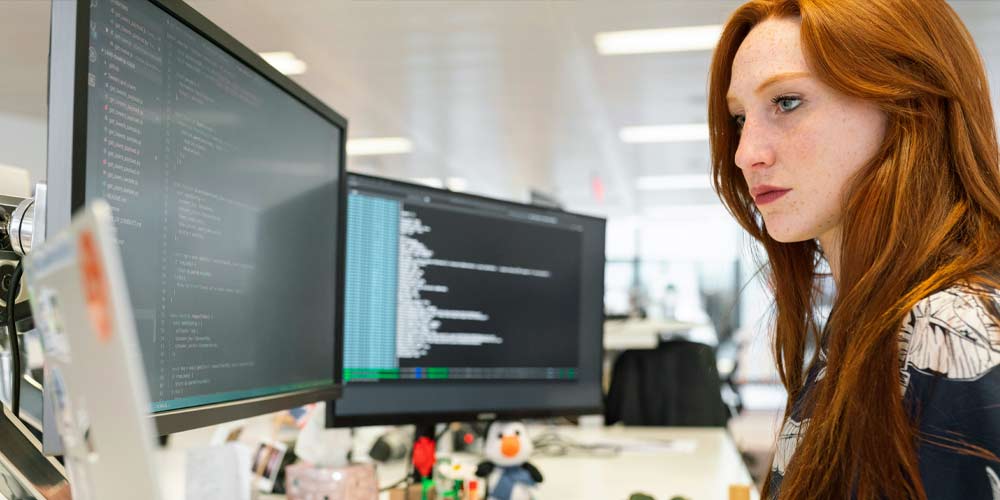 A student at UB, the best university for MS in Computer Science in Connecticut