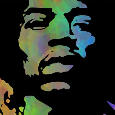 abstract Jimi Hendrix