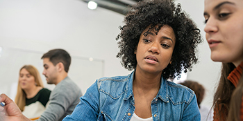 students pursuing a human services associate degree online