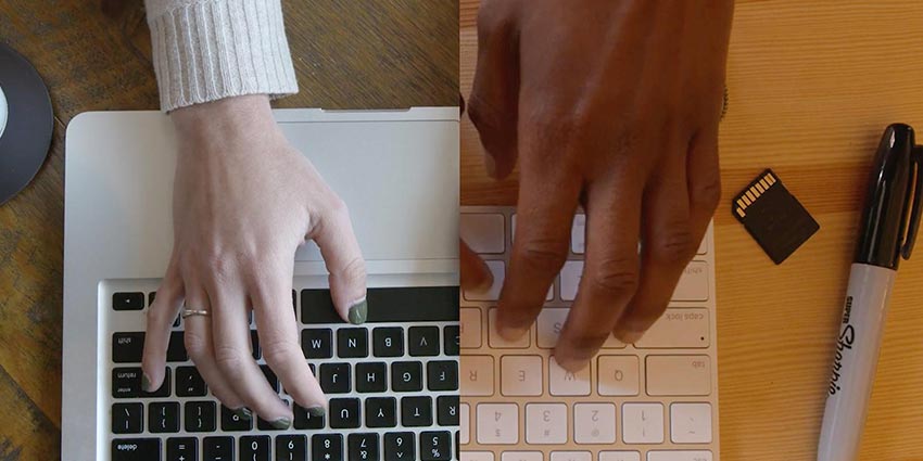 UB students using laptops