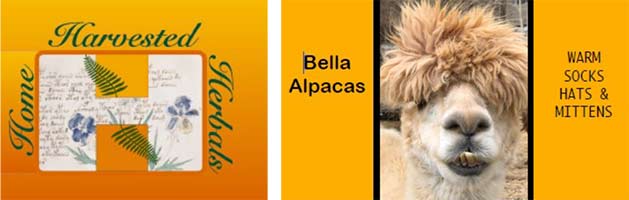 Home Harvested Herbals and Bella Alpacas