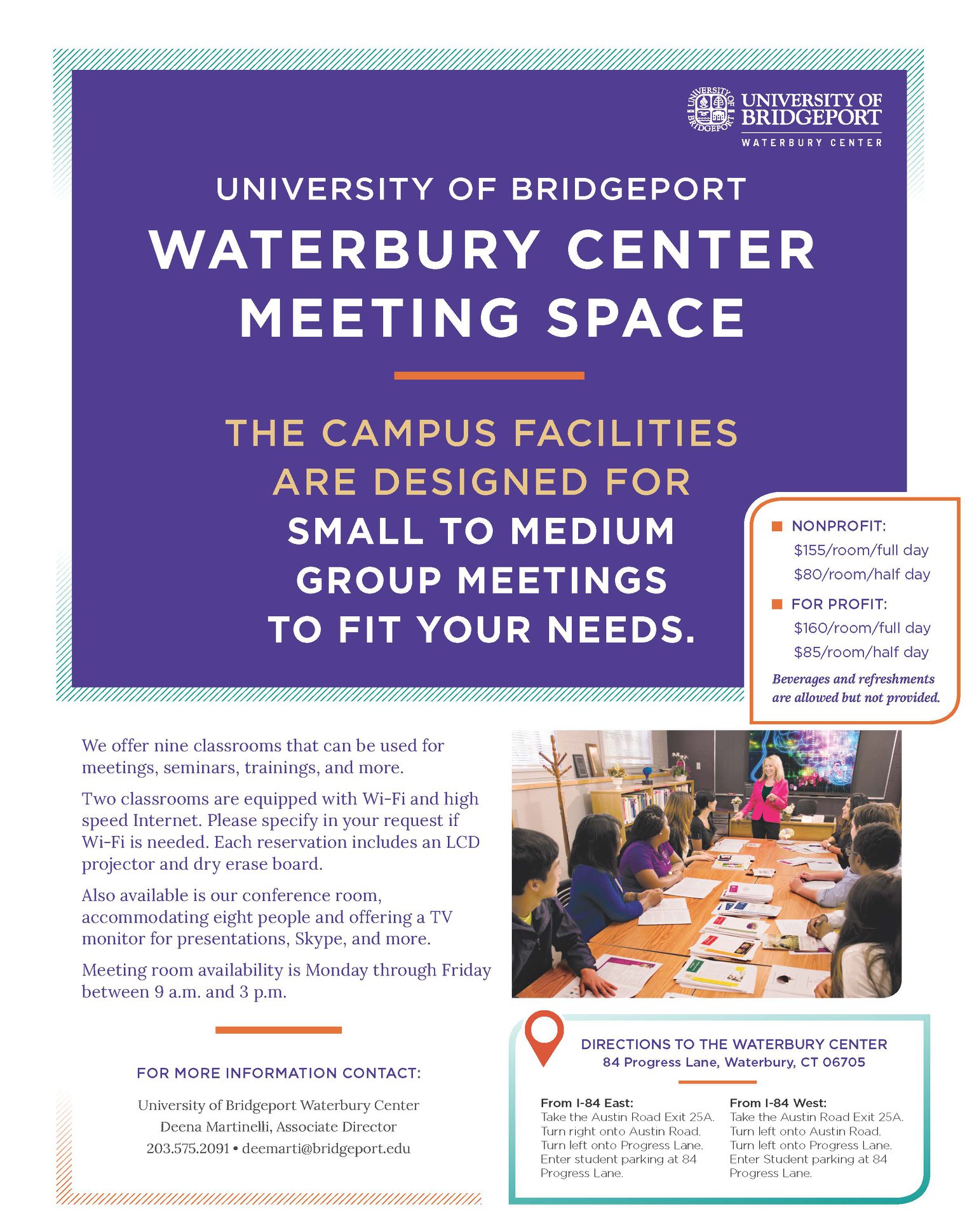 Waterbury Center Meeting Space Details